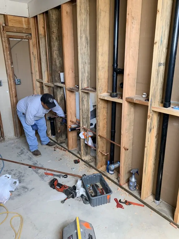 Commercial rough-in plumbing for Commercial Plumbing in Walnut Springs